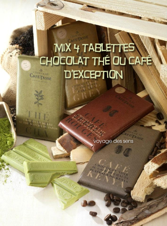 Chocolat thé matcha Earl Grey