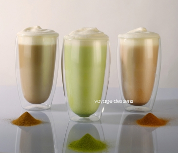 matcha rooibos earl grey latte Escale Sensorielle