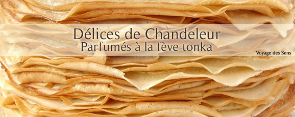 Crêpes à la fève de tonka